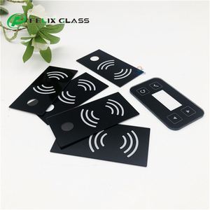 China Factory Customized High Strength 3MM Black Silk <b>Screen</b> Tempered Glass for Industrial Hotel Use High Light Transmittance - Product Image 5