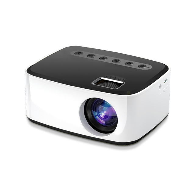 Widely Used 480p LED Mini Projector New Designs Easy-to-Carry Home Theater Pocketable Short Throw Custom Lens LCD 1080P HD
