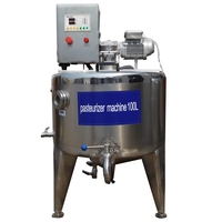 Pasteurisateur Commercial Compact 1000 kg, 500 L/H, 50 L – Idéal pour la Pasteurisation Rapide du Lait et des Fruits – Meilleur Prix