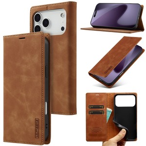 Étui de téléphone magnétique à rabat avec porte-cartes pour <span class=keywords><strong>iPhone</strong></span> 16, 17 Air, 15, 14, 13, 12, <span class=keywords><strong>11</strong></span> <span class=keywords><strong>Pro</strong></span> <span class=keywords><strong>Max</strong></span>, XR, XS, 8, 7 Plus, 17E - Product Image 1