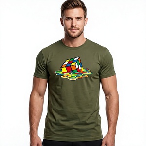 Wholesale Custom Graphic T <b>Shirt</b> Men 100% Cotton Crew Neck Printed Tee OEM ODM Streetwear Manufacturer - Product Image 6