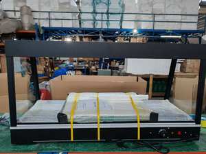 Vente chaude à <span class=keywords><strong>bas</strong></span> prix de haute qualité réchauffement électrique vitrine en verre affichage d'aliments chauds Snack armoires chauffantes - Product Image 2