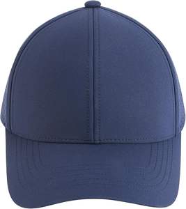 Gorra personalizada de béisbol de secado rápido para hombre de 6 paneles Snapback de malla cortada con láser con ala curva para aventuras al aire libre - Product Image 1