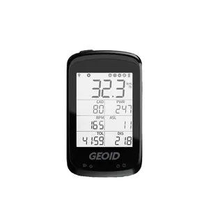 Computadora para Bicicleta Digital Geoid con Pantalla LCD, Velocímetro Inalámbrico, Navegación, Odómetro, BLE ANT+, Strava, Modelo CC500 para Carretera y MTB - Product Image 1