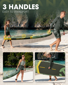 China Manufacture Inflatable Sup Paddle Board Double Layer Ultra Stable Standup for All Skill Levels CT18/9 Construction - Product Image 3