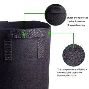 Phổ biến nhất 1/2/3/5/7/10 gallon nông nghiệp nhà máy phát triển túi chống UV cà chua phát triển Túi nhà kính may nhãn Quả Việt Quất Túi - Product Image 4