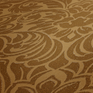 วอลเปเปอร์หรูหราผลิตในเยอรมนี ลายดามัสก์สีทองประดับด้วยเม็ดแก้วละเอียด วัสดุผ้าไม่ทอคุณภาพพรีเมียม - 10.05 x 0.52 เมตร - Product Image 1