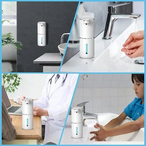 Automatic Touchless Rechargeable <b>Soap</b> Dispenser Adjustable Foam Level Minimalist Design ABS Material - Product Image 3