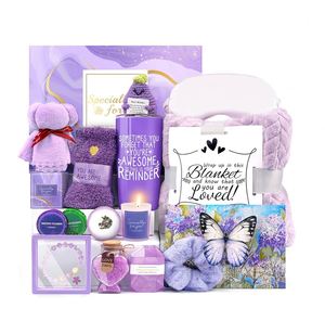 Juego de Regalos de Spa de Lavanda de Lujo 2024 para Mujer, Regalos Personalizados Únicos para Cumpleaños, Navidad, Día de San Valentín para Ella - Product Image 1