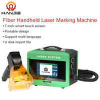 Hochwertiger tragbarer Faser drucker für Laserdrucker für den QR-Code-Druck von Logos