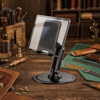 Support de tablette X88plus compact, base circulaire stable, support de tablette pour visualisation en mode paysage, directement de l'usine