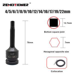 H4-H22mm 1/2 Drive Torx Impact <strong>Socket</strong> Screwdriver Bit <strong>Socket</strong> Set For Ratchet/Electric/Impact Wrench
