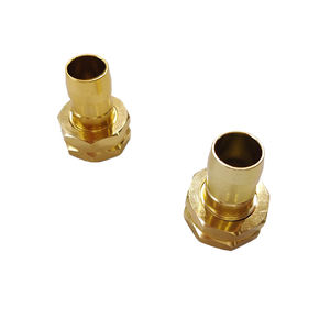 מחבר צנרת פליז 1/8 1/4 הידראולי למקלחת אוויר צינור גינה - Product Image 1