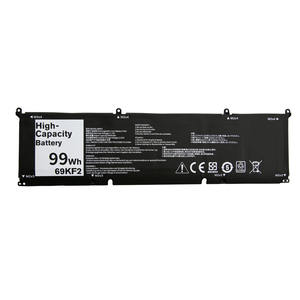 Batería de Repuesto para Portátil de Polímero de Grado A de Alta Capacidad de Fábrica, 99Wh 69KF2, para Portátiles 15/17 R3-R6 G15 5510/5515, en Stock - Product Image 1