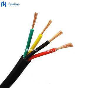 Cables Eléctricos RVV, Núcleo de Cobre Puro, Aislamiento de PVC, <span class=keywords><strong>Cable</strong></span> Eléctrico Flexible de Uso Industrial, Diámetro de 1/1.5/2.5/4 mm - Product Image 4