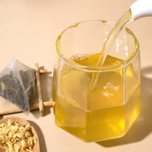 Thé au lait de jasmin YUN QI - Thé floral authentique fermenté à la main, saveurs artificielles en poudre, sachet de 180g. Pour infusion chaude/froide - Product Image 5