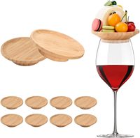 Verre à vin Charcuterie Topper Verre à vin Topper Sous-verres Assiette Verre à vin Charcuterie Board Topper pour les réunions de famille