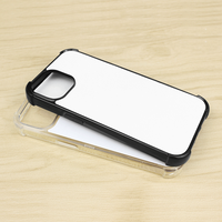 Coques de téléphone en TPU antichoc pour sublimation en gros pour 16/15 Pro, conception DIY, blancs pour sublimation 2D