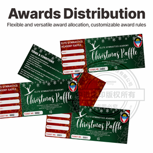 Tickets de tombola de Noël personnalisés en gros, gagnez un prix, promotion, bon <span class=keywords><strong>cadeau</strong></span>, marque ZhongDao, écologique, durable, impression sécurisée - Product Image 2