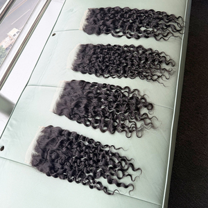 ผมแท้จากอินเดียแบบ Remy  ลอนธรรมชาติ  แบบ HD Lace Closure ขนาด 5x5 6x6  ความยาว 14"-22" นิ้ว สีธรรมชาติ  หลากหลายรูปแบบลอน - Product Image 3