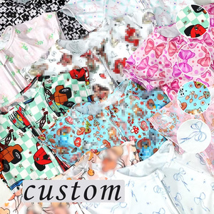 Macacões Infantis KERUI de Bambu para Meninos: Novos Designs com Estampas Fofas e Confortáveis para a Pele – Pijamas de Primavera para Crianças - Product Image 1