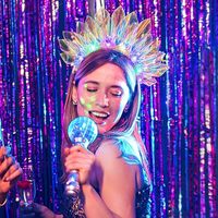 Nicro Usine En Gros Festival Costume LED Light up Couronne Neno Party Favors Rougeoyant Bandeau Lumineux Paillettes Cheveux Accessoires