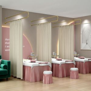 Cortinas de partición para salón de belleza, Museo de salud, cortinas opacas de <span class=keywords><strong>fisioterapia</strong></span>, cubículo de salón de belleza, Protección de Privacidad - Product Image 5