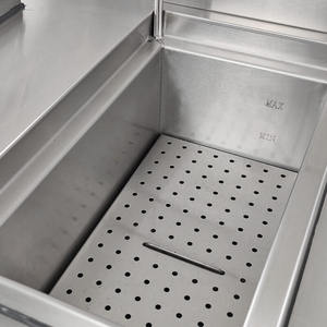 Friteuse à induction commerciale de comptoir Lestov pour food truck, double cuve 2*8L, modèle LT-TZL-S135, pour friture profonde de dinde - Product Image 2