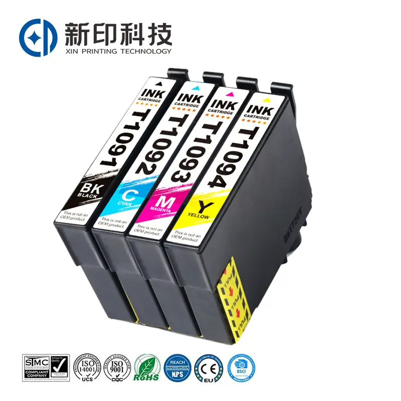 หมึก T-109 T109สำหรับตลับหมึกสำหรับ Epson ME30/ME70/ME80W/ME1100/ME300/ME360/ME510/ME520/600F/650FN/700FW