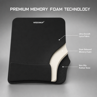 Tapis de souris ergonomique en mousse à mémoire de forme et silicone avec support de poignet en gel – Prix usine
