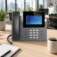Téléphone IP vidéo Android Grandstream GXV3450 16 lignes, écran tactile 5 pouces, caméra 2MP, conférence 10 voies, PoE+, WiFi, Zoom VoIP