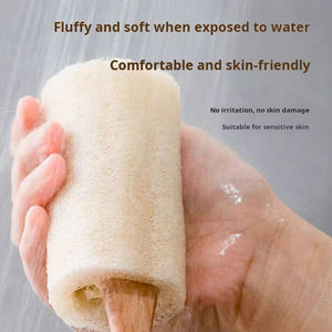 Long Handled Luffa Sponge Bath Scrub Brush Bathroom Supplies Loofah Brush for Bath Brushes Sponges & Scrubbers - Product Image 4