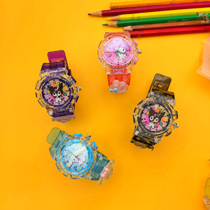 <span class=keywords><strong>Montre</strong></span> électronique à quartz lumineuse pour enfants, dessin animé Kulomi, boîtier en acrylique, bracelet pour enfants, <span class=keywords><strong>montre</strong></span> à quartz - Product Image 2