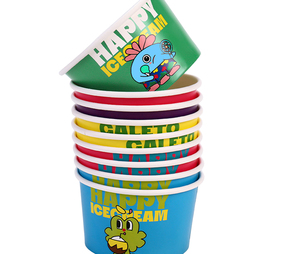 Oferta Especial: Envase de Papel para Alimentos con Tapa, apto para uso alimentario, para helado, sopa, palomitas, pollo frito y otros alimentos para llevar. - Product Image 6