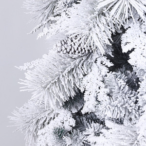 JIAXUN Árbol <span class=keywords><strong>de</strong></span> Navidad Artificial Mixto <span class=keywords><strong>de</strong></span> <span class=keywords><strong>Agujas</strong></span> <span class=keywords><strong>de</strong></span> Pino, PVC y PE, con Conos <span class=keywords><strong>de</strong></span> Pino y Decoraciones <span class=keywords><strong>de</strong></span> Nieve, <span class=keywords><strong>de</strong></span> China, para Venta Caliente Transfronteriza - Product Image 4