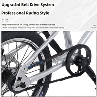 [Beltdrive] Vélo de montagne pour enfants de 6 à 12 ans, garçons et filles, freins à double disque, roues de 16 pouces, cadre en acier au carbone