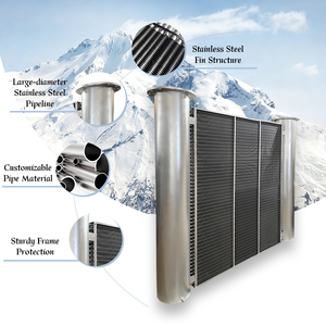 Radiateur à ailettes en acier inoxydable, résistant à la corrosion, haute efficacité de dissipation de chaleur, service de personnalisation OEM, industriel HANXIN - Product Image 2