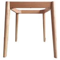 Pièces de meubles en bois massif renforcé élégant Cadre de table en bois massif de hêtre Base de table en bois Cadre de table à manger