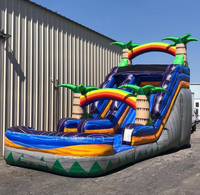 Jeux d'extérieur de haute qualité, grand toboggan gonflable pour enfants, toboggan aquatique gonflable pour adultes