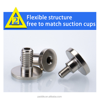 Conector de ventosa de acero de titanio tipo Miaode, adaptador de rosca M3X3 M6X20, accesorios neumáticos