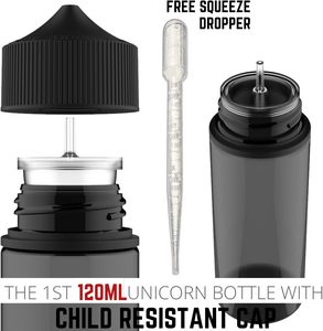Botella de Plástico Transparente con Gotero de 10ml, 15ml, 30ml, con Extremo Fácil de Abrir, Impresa con Serigrafía, para Envasado de Aceite - Product Image 3