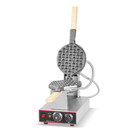 COSBAO Machine à Gaufres Électrique Multifonctionnelle Professionnelle CE avec Plaques Cœur pour Gaufres Croustillantes – Vente en Gros