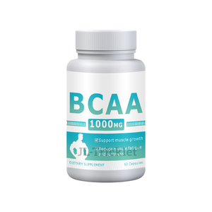 Complément alimentaire protéiné BCAA créatine OEM <span class=keywords><strong>pour</strong></span> l'entraînement, acides aminés halal végétaliens, capsules BCAA <span class=keywords><strong>pour</strong></span> la croissance musculaire, la récupération et la force - Product Image 1