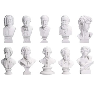 Mini estatua de yeso de resina nórdica JY de 7cm de alto, decoración del hogar de David de estilo europeo para accesorios y adornos de fotos de dormitorio - Product Image 5