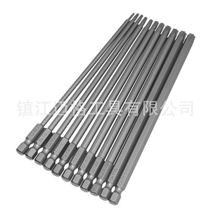 Hollow Torx <b>Screwdriver</b> <b>Bit</b> <b>Set</b> 50 75 100 150mm Industrial Grade Plum Blossom Shape Magnetic Sandblasted Tip - Product Image 5