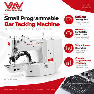 Máquina de Coser Industrial VMA en Oferta, Programable con Caja de Control Integrada, Máquina de Coser para Tela - Product Image 6