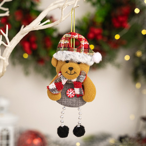 DAMAI Sanhao Magnifiques décorations de Noël en tissu vintage, ornements suspendus, cadeau de Noël tendance, décoration de la maison, luxe - Product Image 3