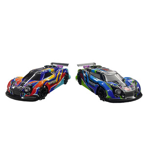 Coche de Juguete Eléctrico Recargable para Niños, con Música, Luces, Control Remoto, Alta Velocidad, Derrape, Spray, Coche de Carreras, Vehículo de Control Remoto - Product Image 2