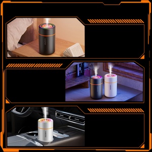 Portable Mini 212ml USB Smart <b>Humidifier</b> with Rainbow LED Lamp Personal Ultrasonic Cool Mist Aromatherapy for Car & Hotel Use - Product Image 5