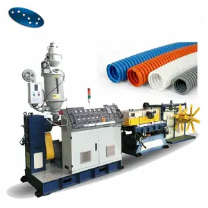 Hot Sale PE disposable washable 4 hookah shisha hose single/double wall corrugated pipe making machine